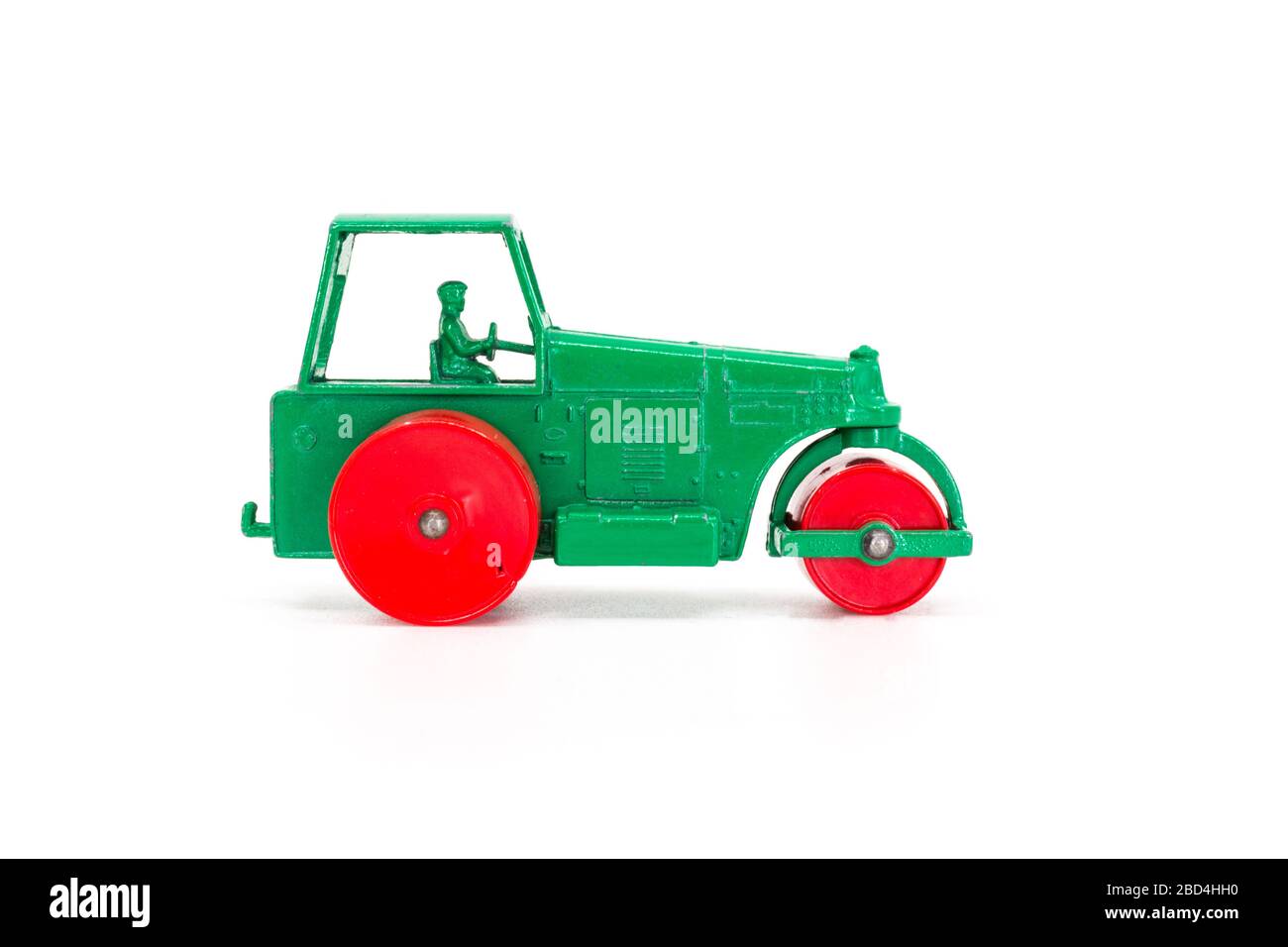 Lesney Products Matchbox model toy car 1-75 series no.1 Diesel Road Roller,  side view Stock Photo - Alamy