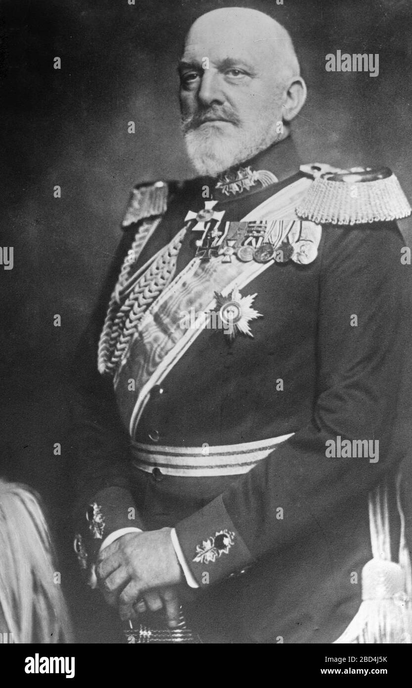 General Von Heeringen ca. 1910-1915 Stock Photo