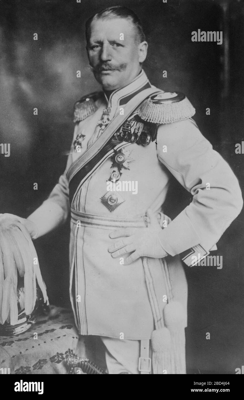 General Von Einem ca. 1910-1915 Stock Photo