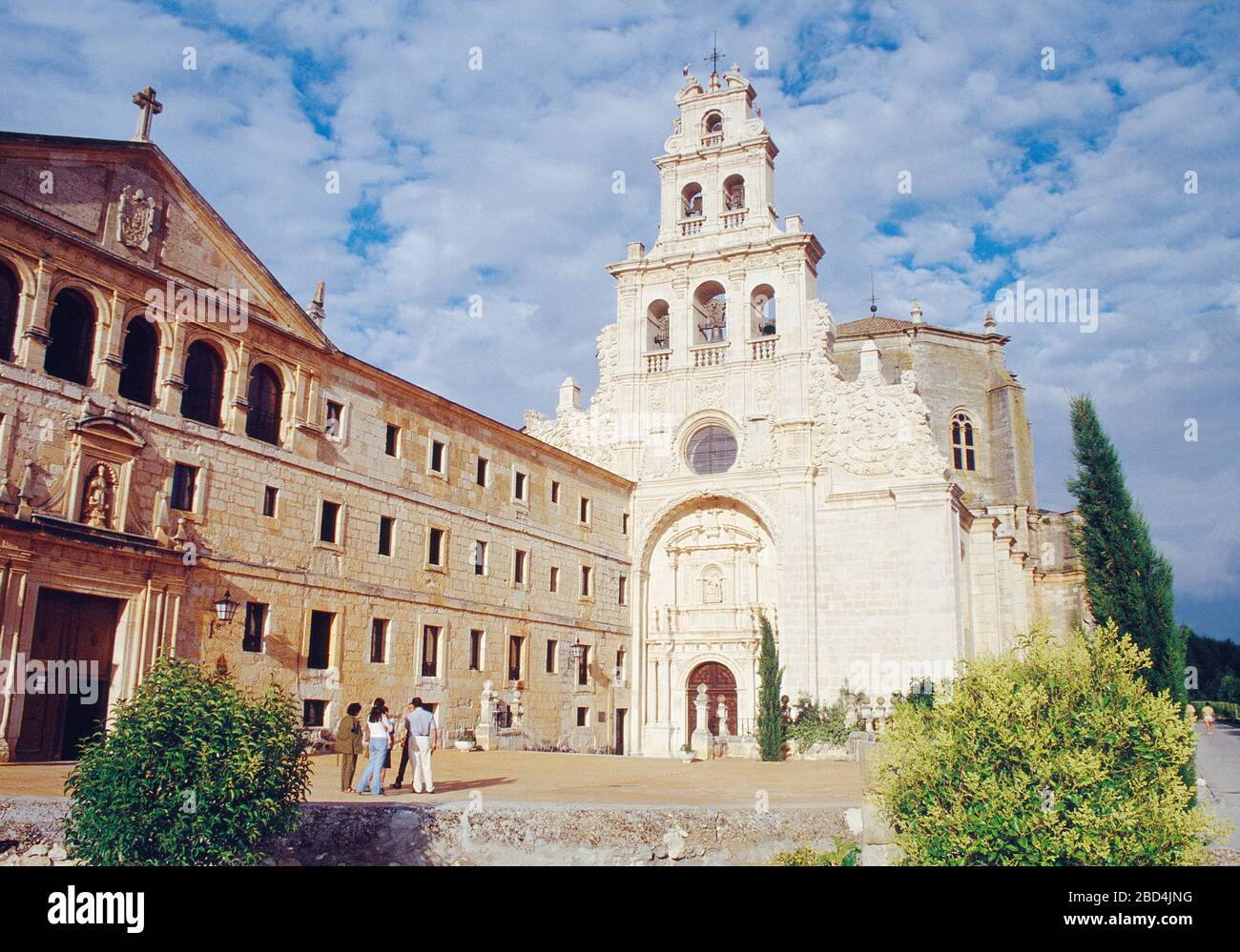 Santa Maria de La Vid monastery. La Vid, Burgos province, Castilla Leon, Spain. Stock Photo