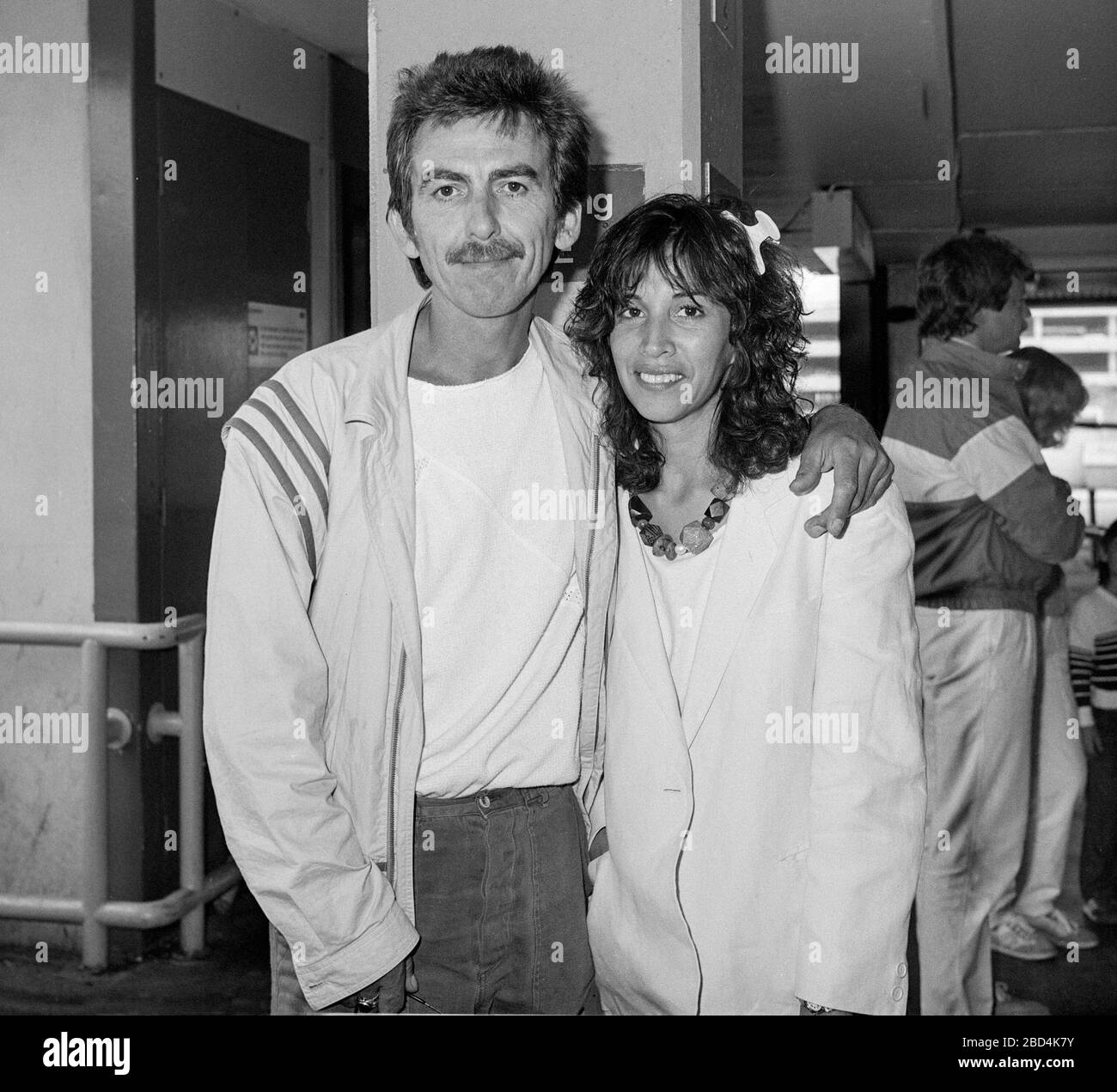 Former Beatle lead guitarist Harrison and wife Olivia leaving