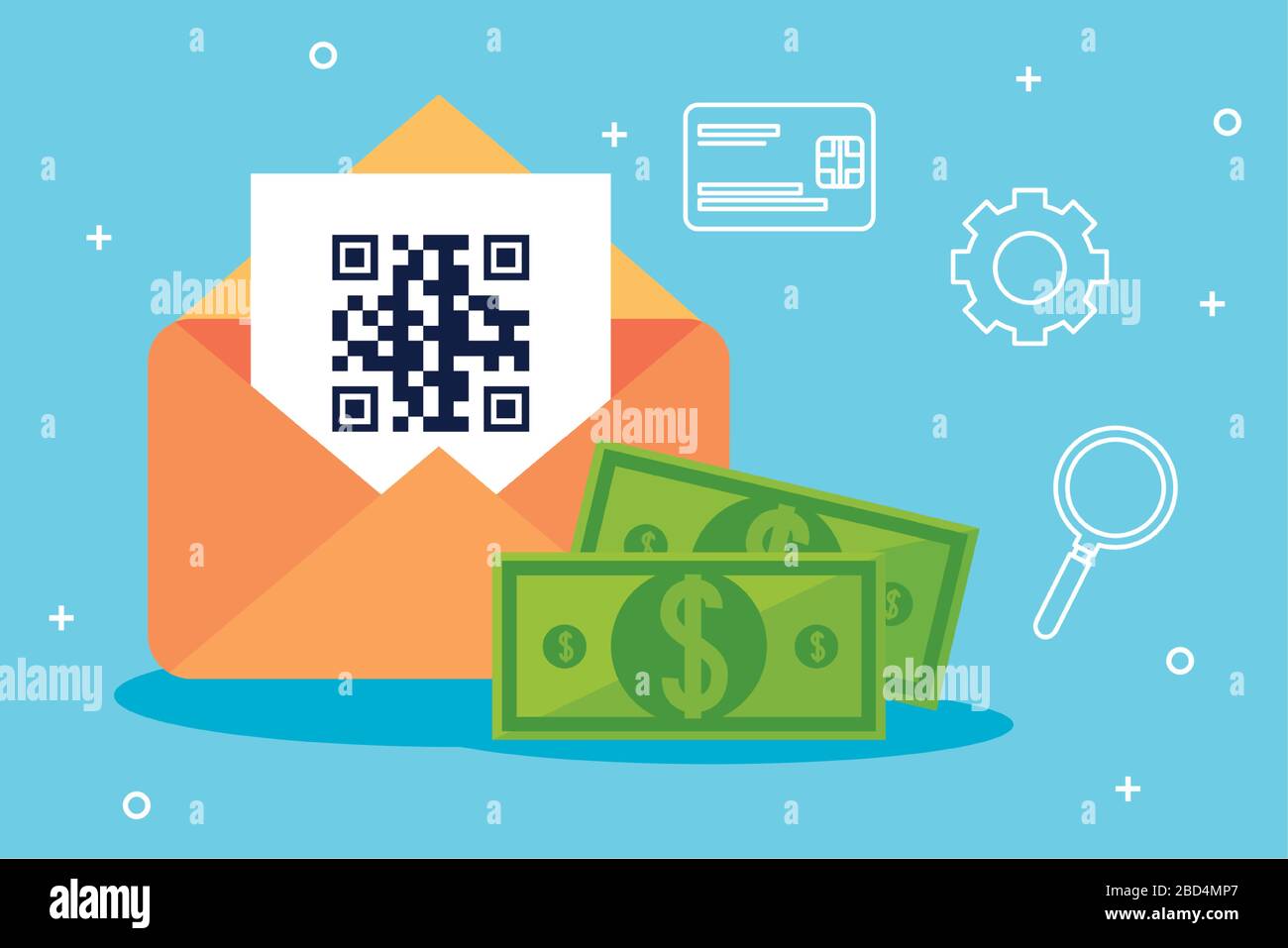 Envelope bills Stock Vector Images - Alamy