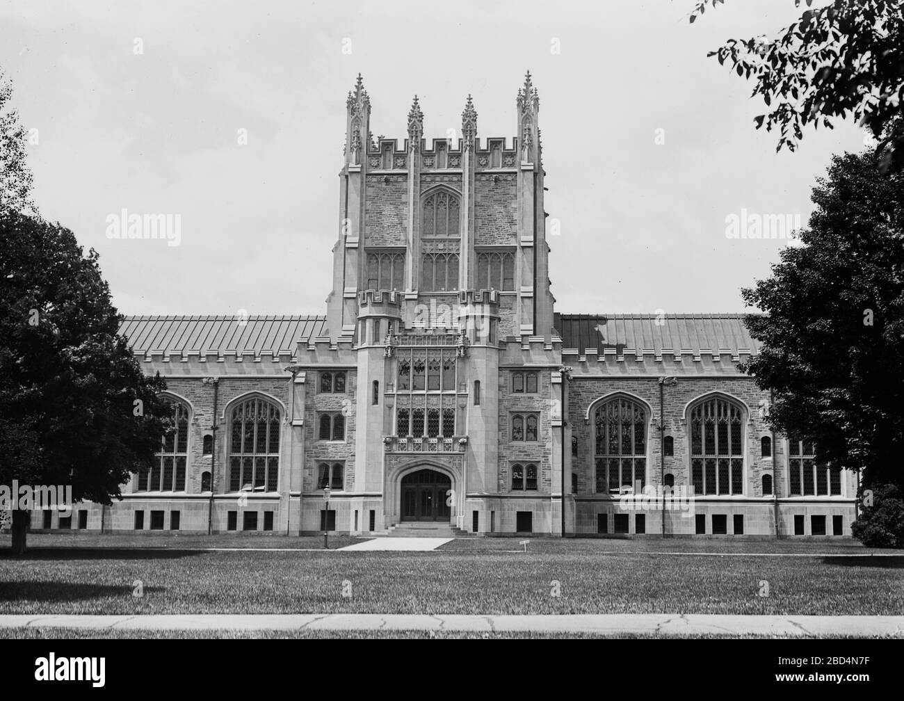 Library Building on the Vassar College campus ca. 19101929 Stock Photo