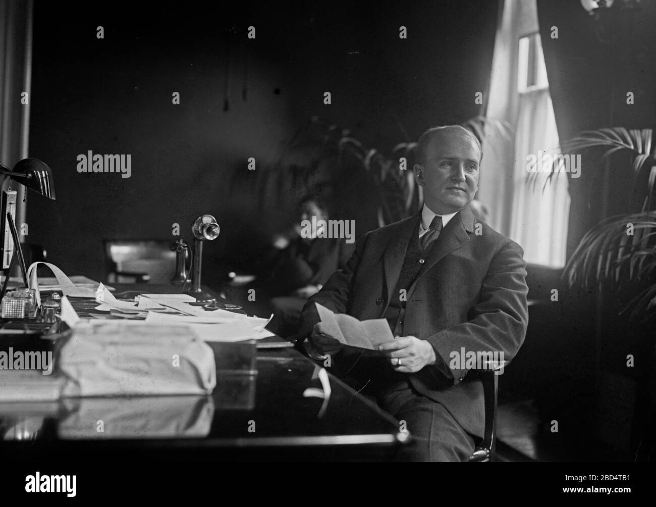 Joseph Patrick Tumulty (1879-1954), Private Secretary to Governor and then President Woodrow Wilson ca. 1910-1915 Stock Photo