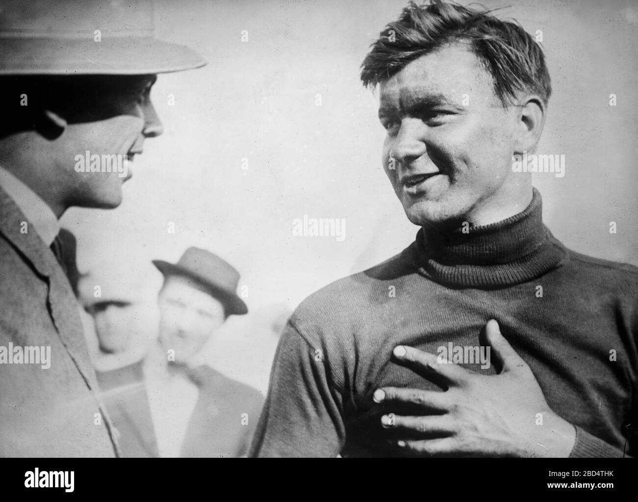 Joe Dawson, winner of the 1912 Indianapolis 500 automobile race Stock Photo