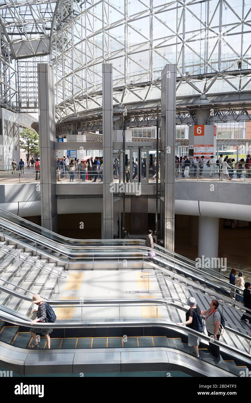 Motenashi Dome, Kanazawa Station Stock Photo