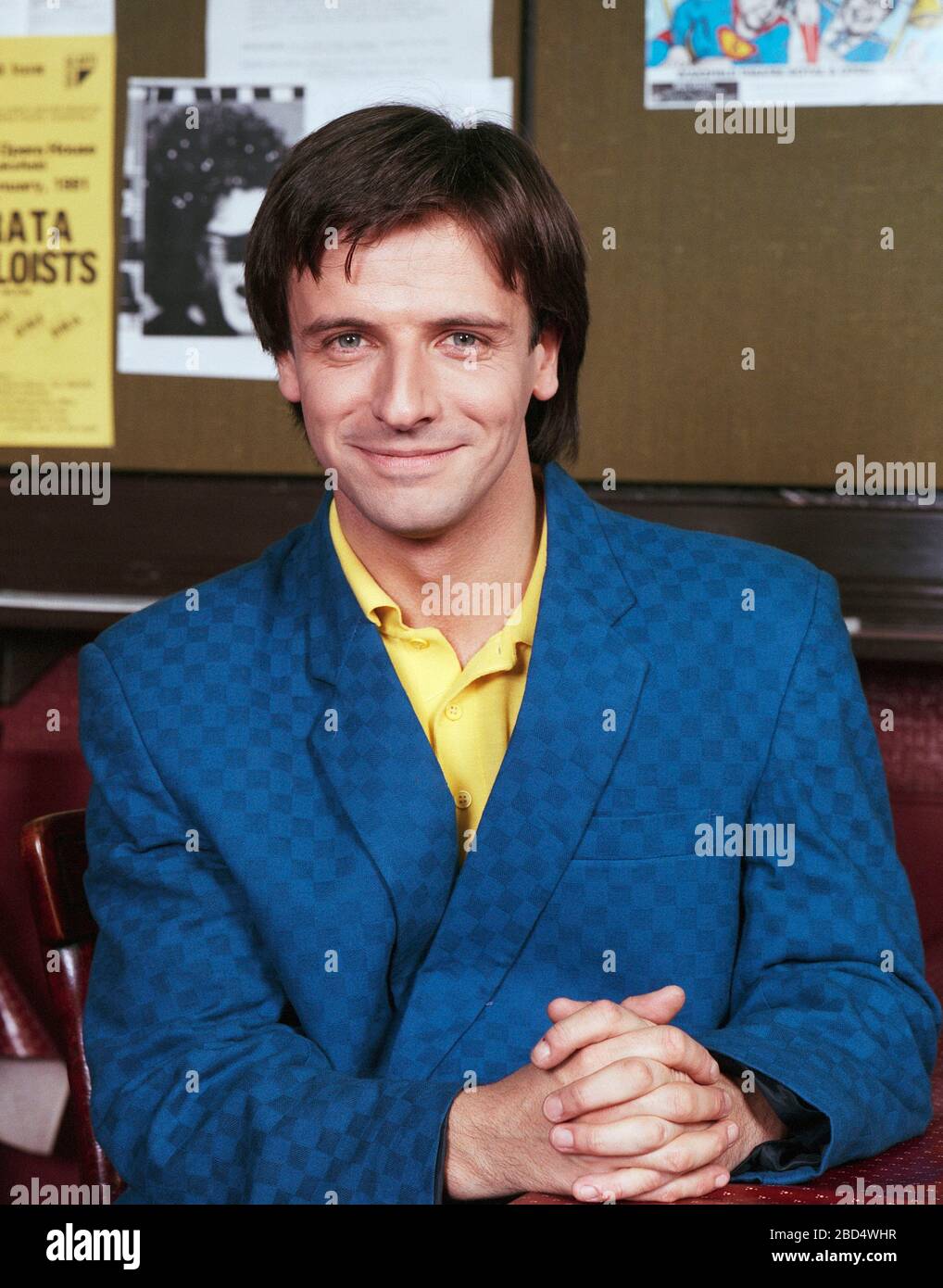 Filming of channel 4 comedy 'Packet of Three' in 1990 at Wakefield Theatre, West Yorkshire, Northern England, UK Stock Photo