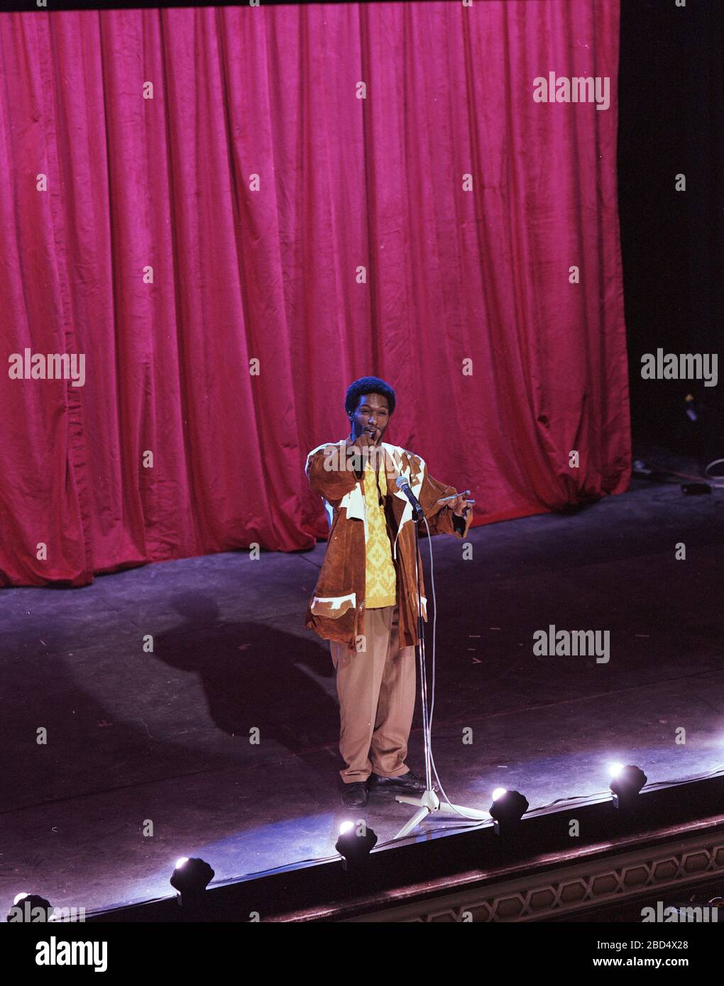 Filming of channel 4 comedy 'Packet of Three' in 1990 at Wakefield Theatre, West Yorkshire, Northern England, UK Stock Photo