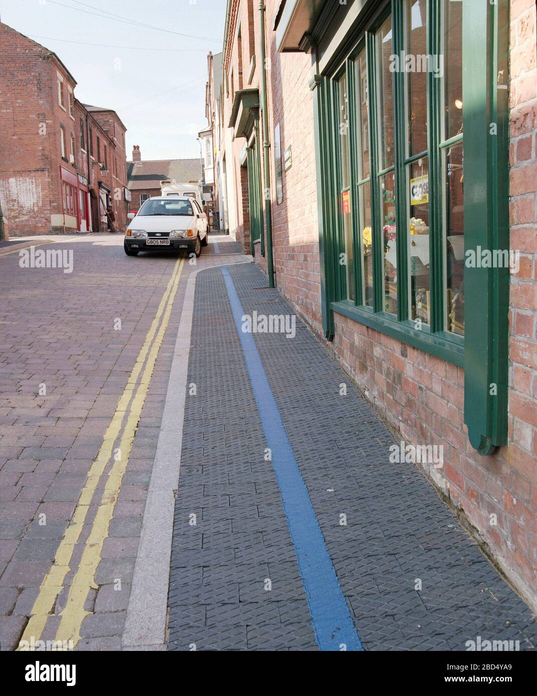 1994 Street Scene, Eastwood, East Midlands, England, UK Stock Photo Alamy