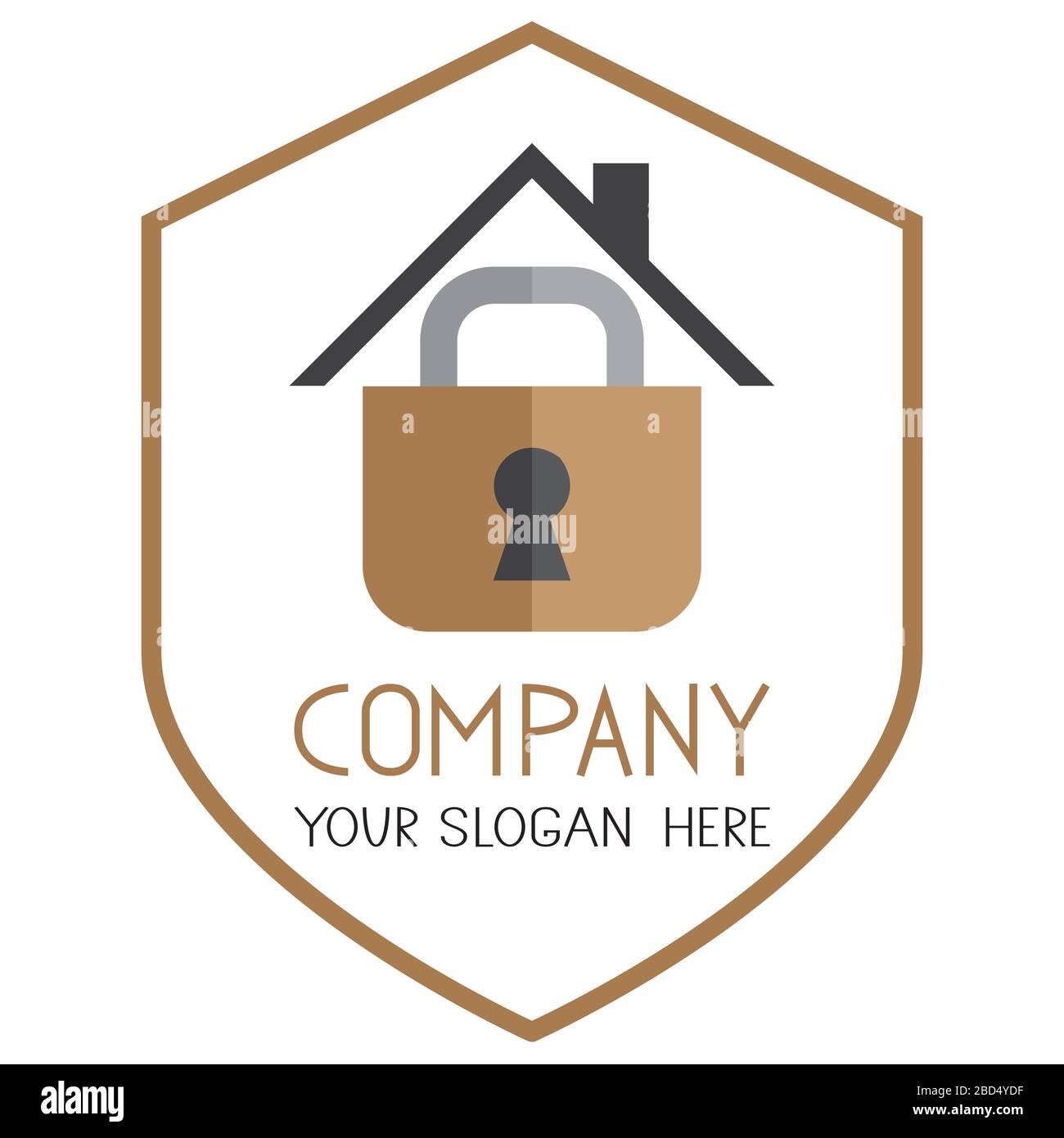 Padlock icon vector. Lock flat design logo sign Stock Vector Image ...