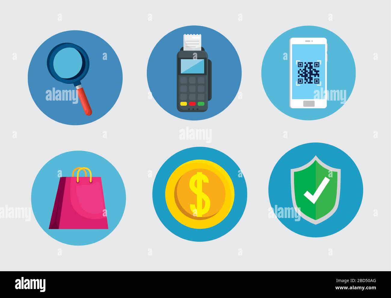 qr code icon set vector design Stock Vector Image & Art - Alamy