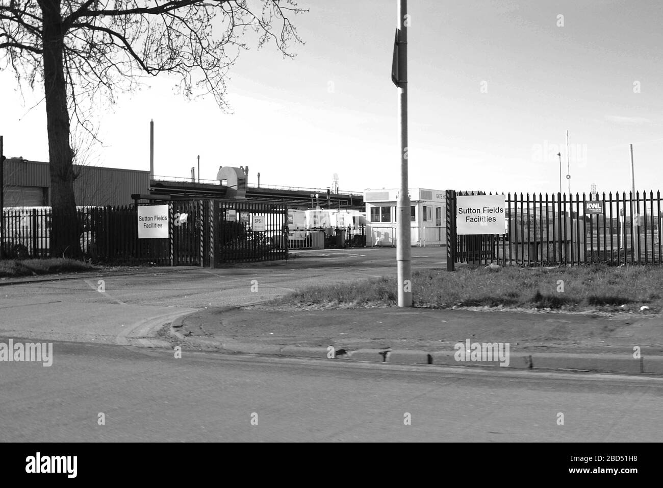 sutton fields facility, NHS coronavirus mortuary Hull Stock Photo
