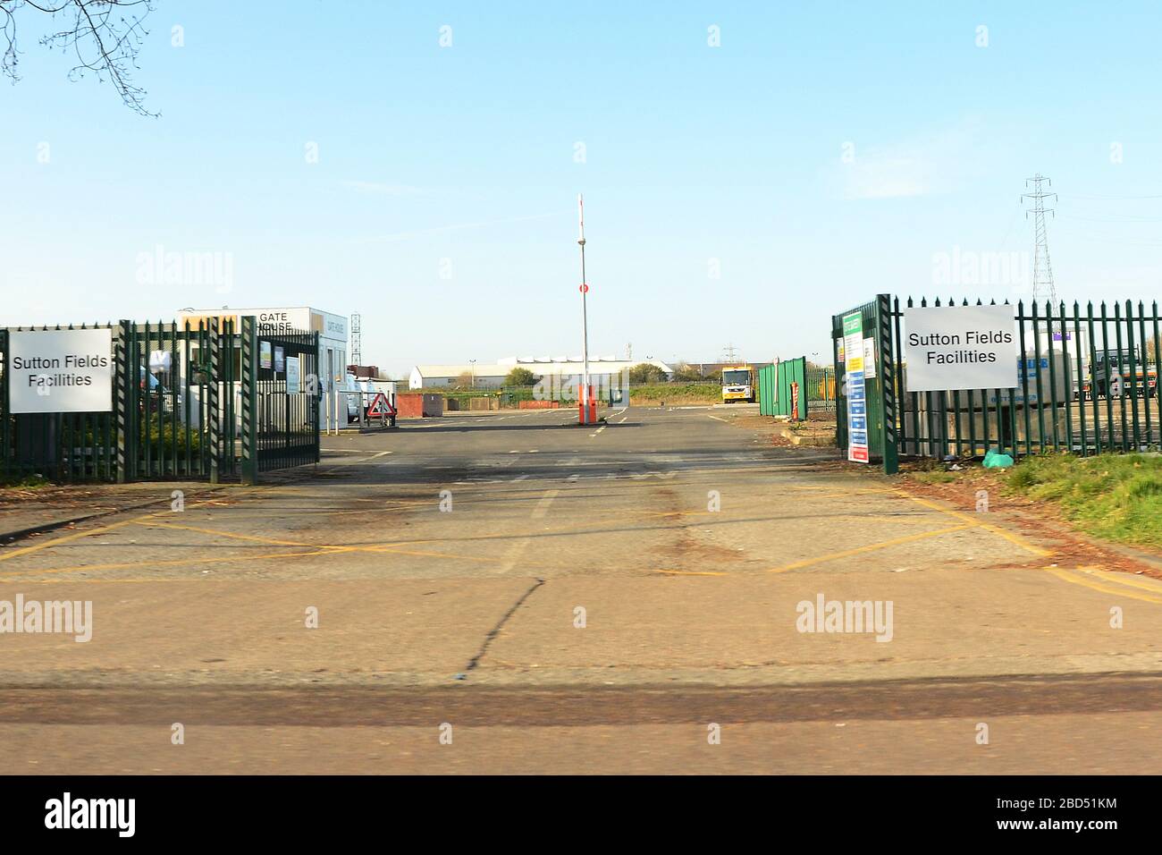 sutton fields facility, NHS coronavirus mortuary Hull Stock Photo Alamy