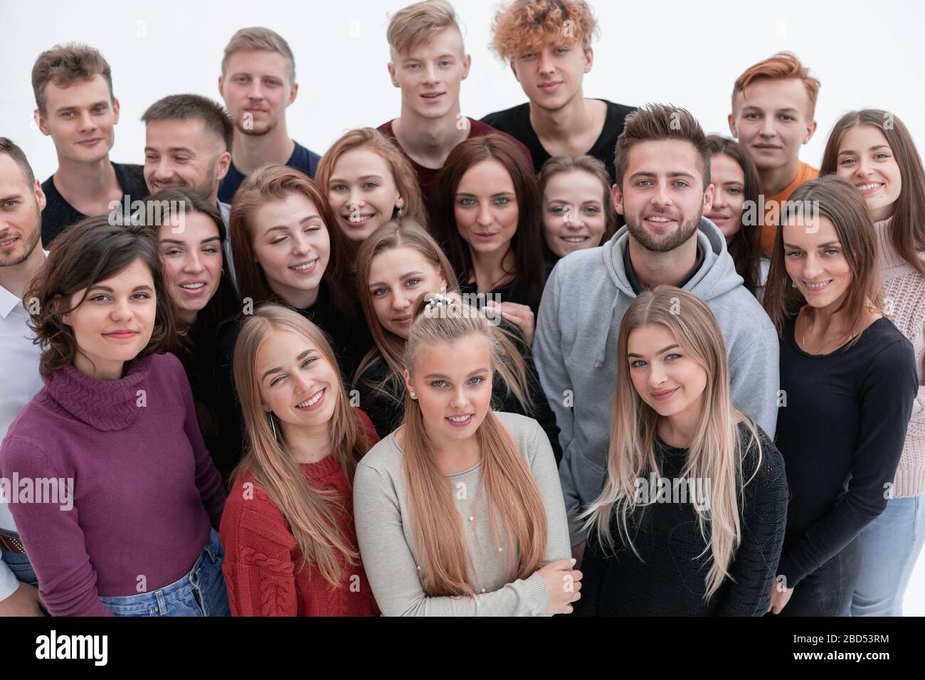 group of diverse young people standing together Stock Photo - Alamy