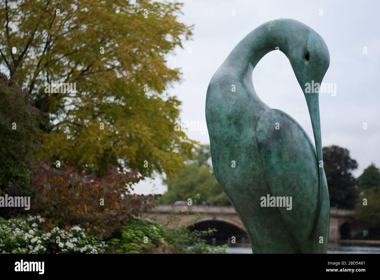 Serenity Bronze Sculpture Kensington Gardens, London W2 2UH Stock Photo