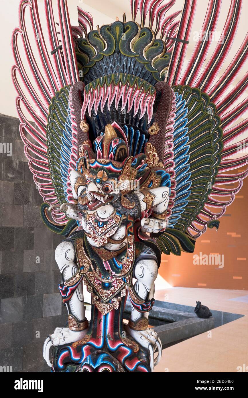 dh Balinese garuda shrine BALI INDONESIA Traditional idol statue in public place shrines tradition culture Stock Photo