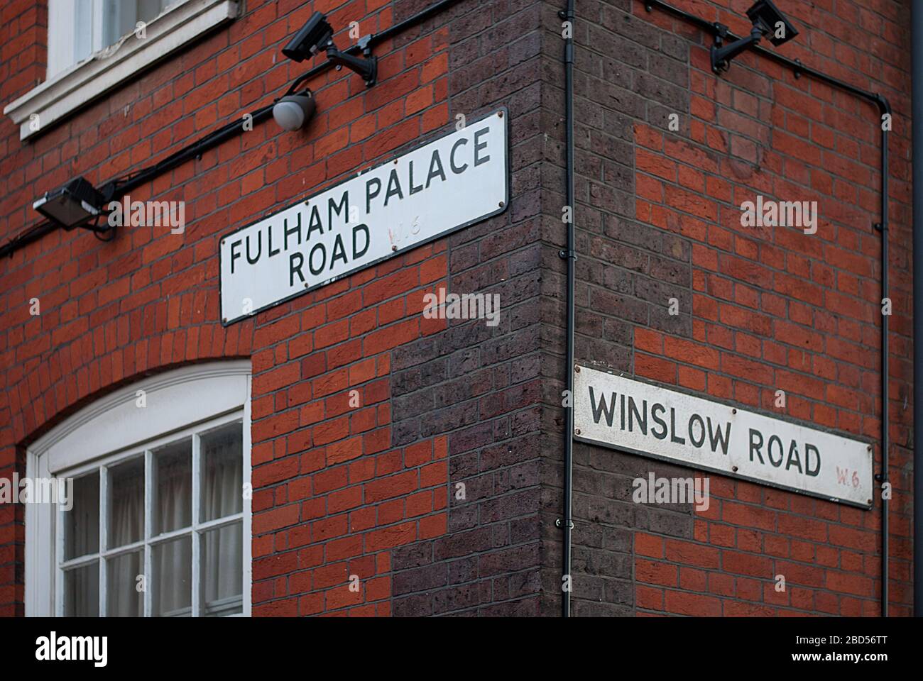 Fulham road sign hires stock photography and images Alamy