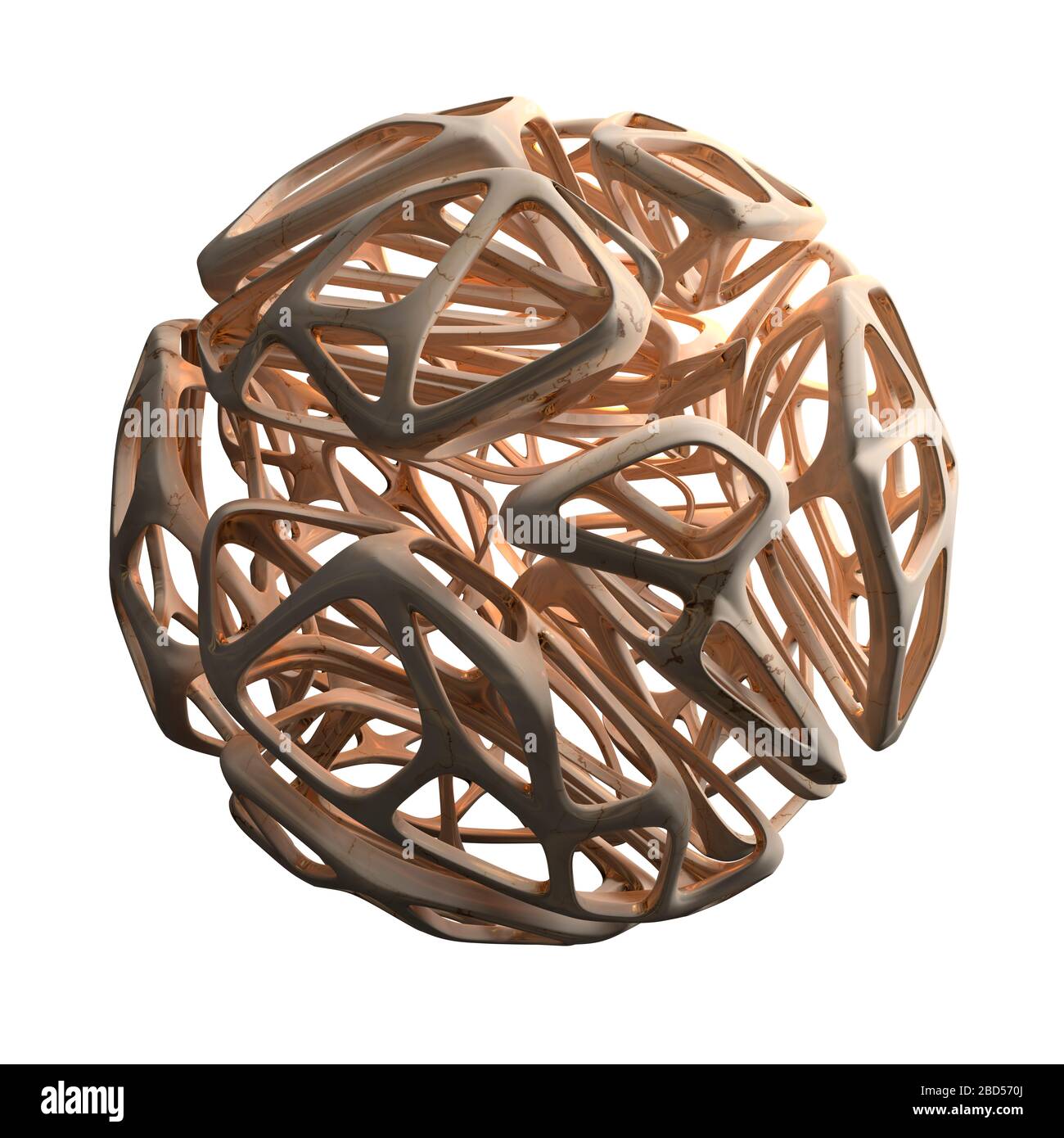 scientific Hi-tech 3D model of abstract molecule virus, atom made