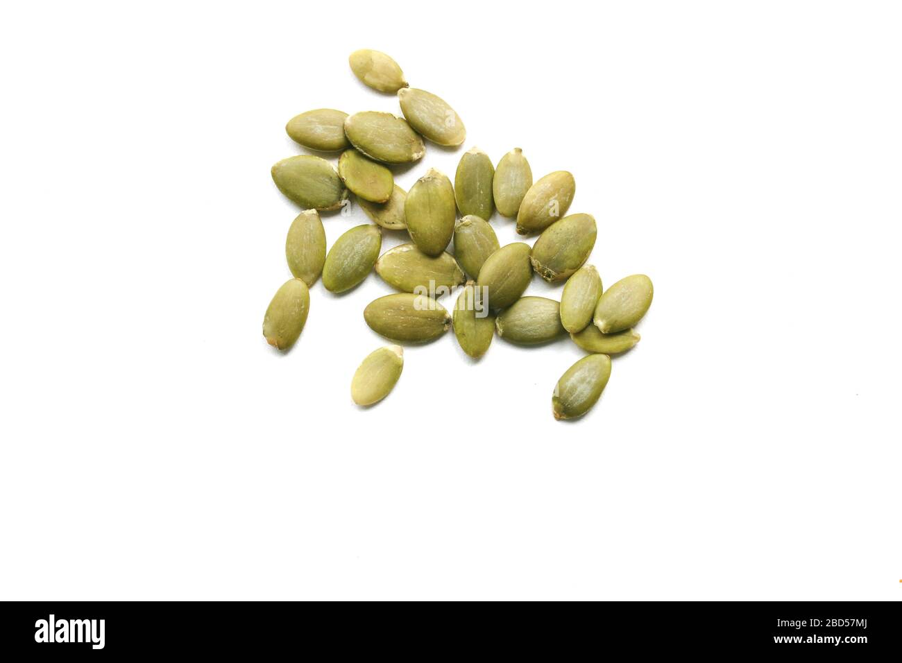 Flax seeds, sunflower seeds, sesame, chia and pumpkin seeds, isolated