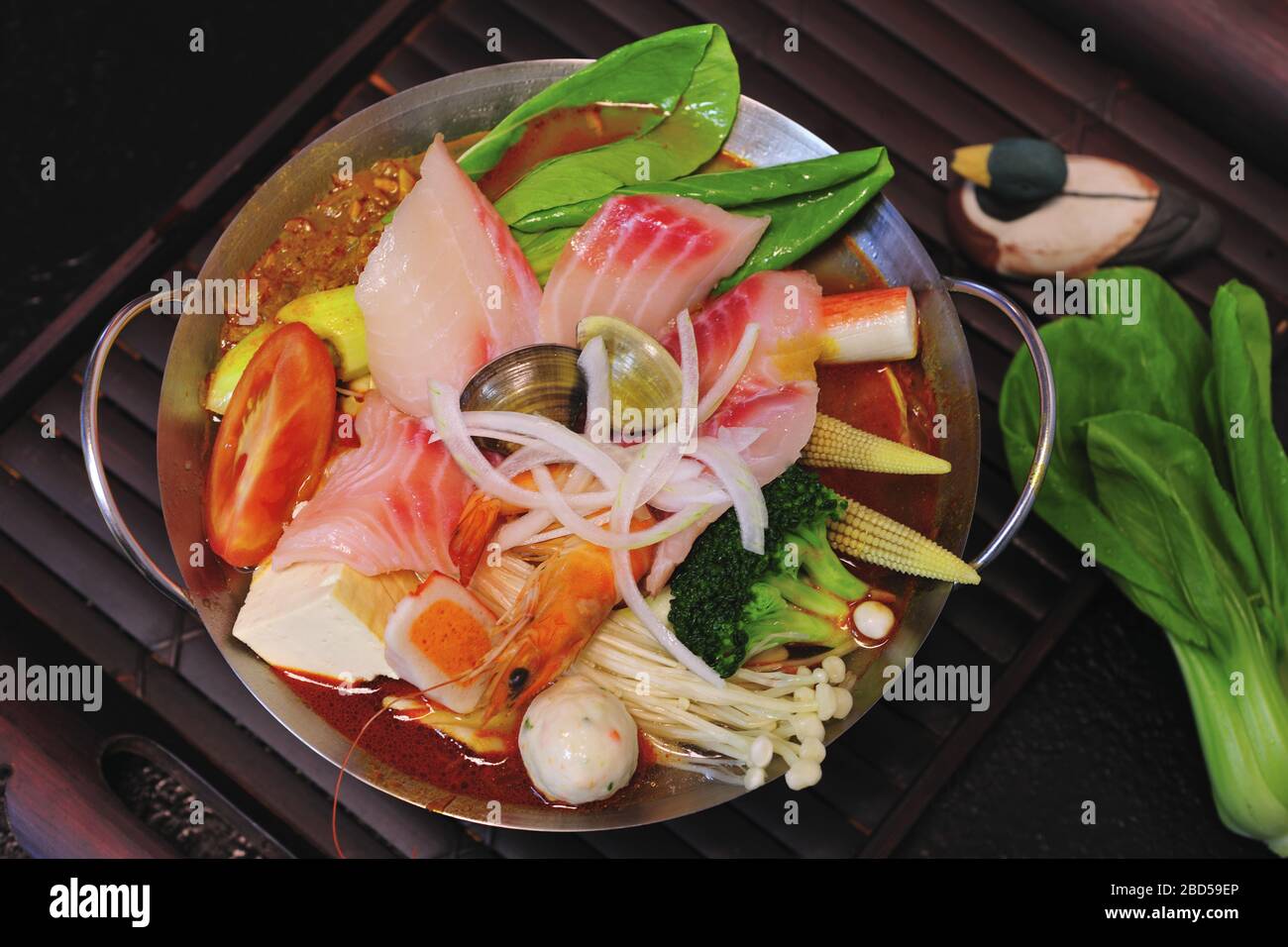 The food portrait of hot pot Stock Photo - Alamy