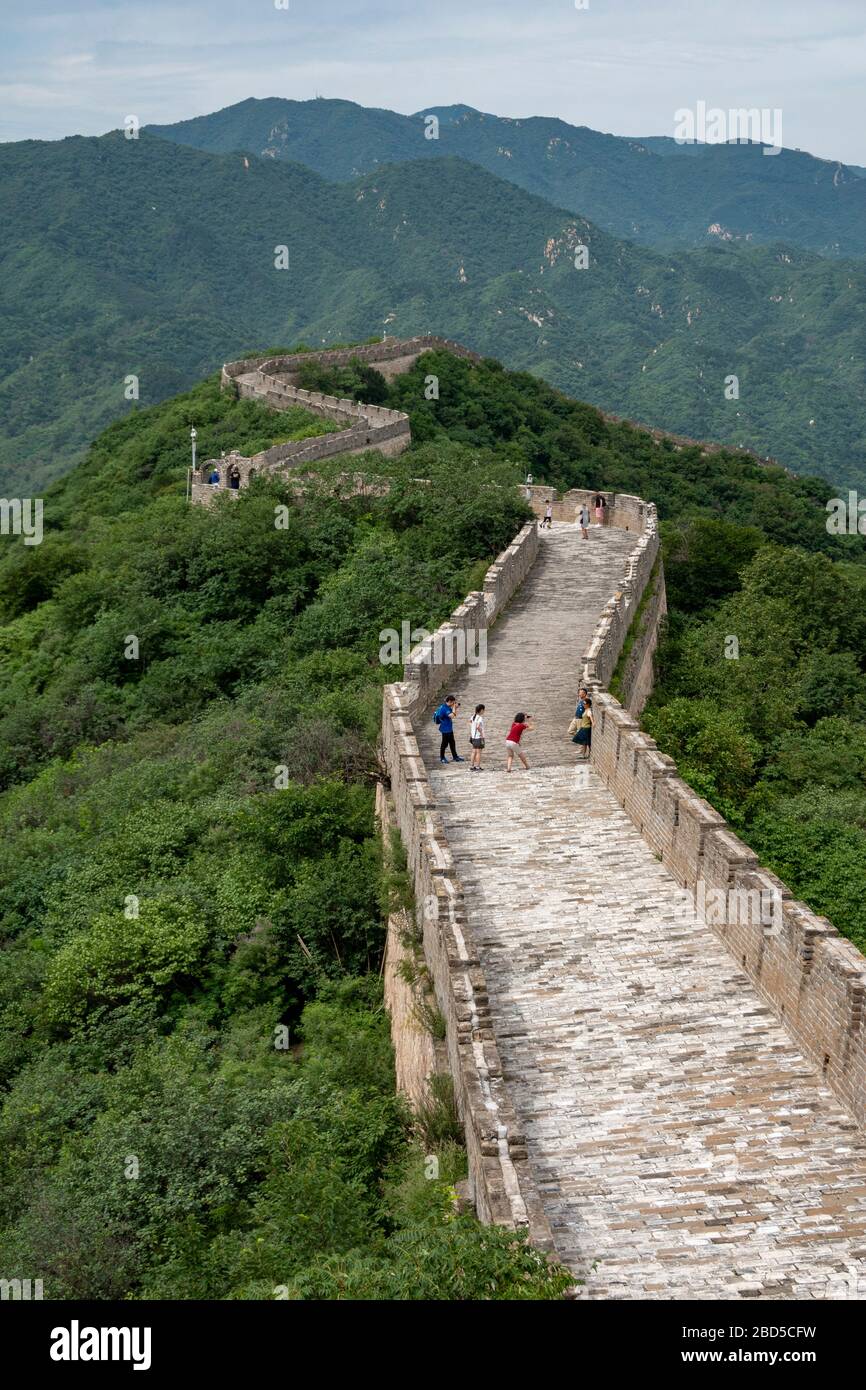 Great Wall of China, Yanqing District, near Beijing, China Stock Photo