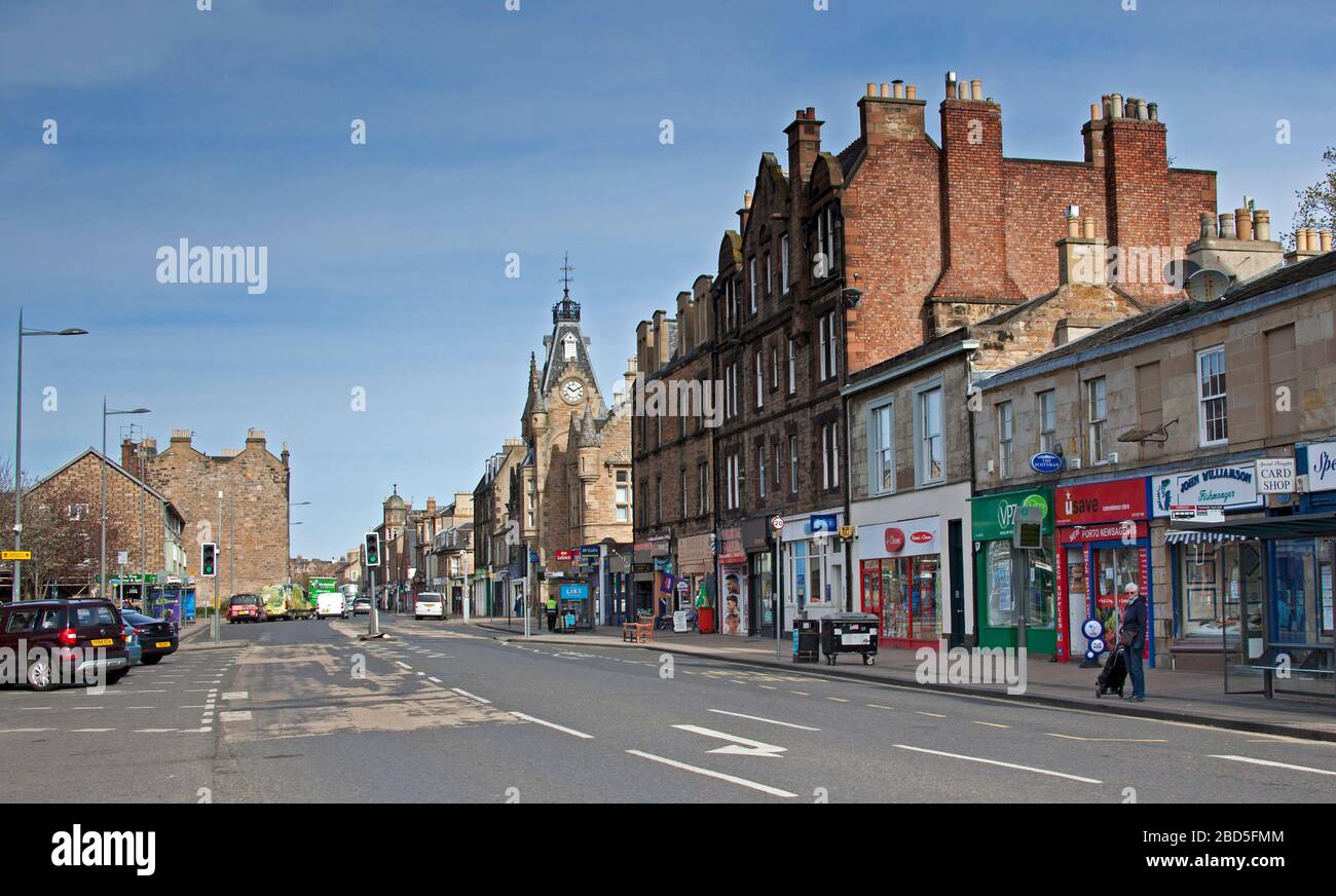 Portobello, Edinburgh, Scotland, UK. 7th April 2020. Eeerily quiet