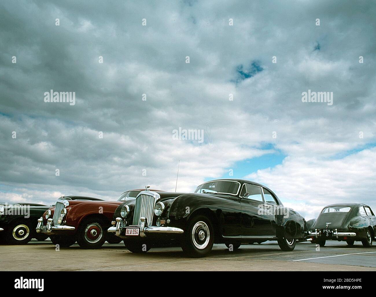 Bentley Continental 50th Anniversary meeting at Silverstone 2001 Stock Photo