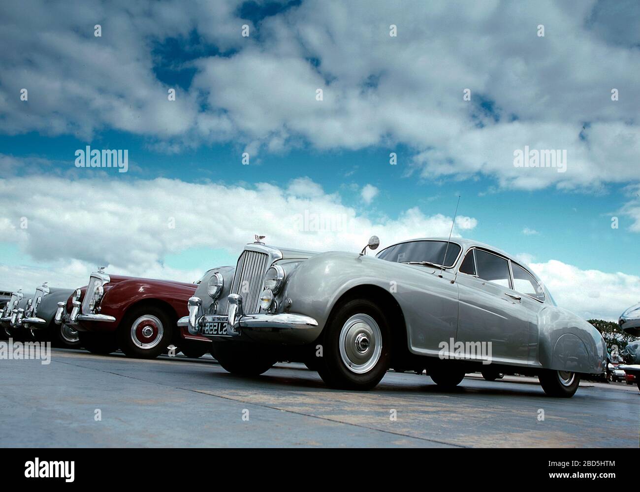 Bentley Continental 50th Anniversary meeting at Silverstone 2001 Stock Photo