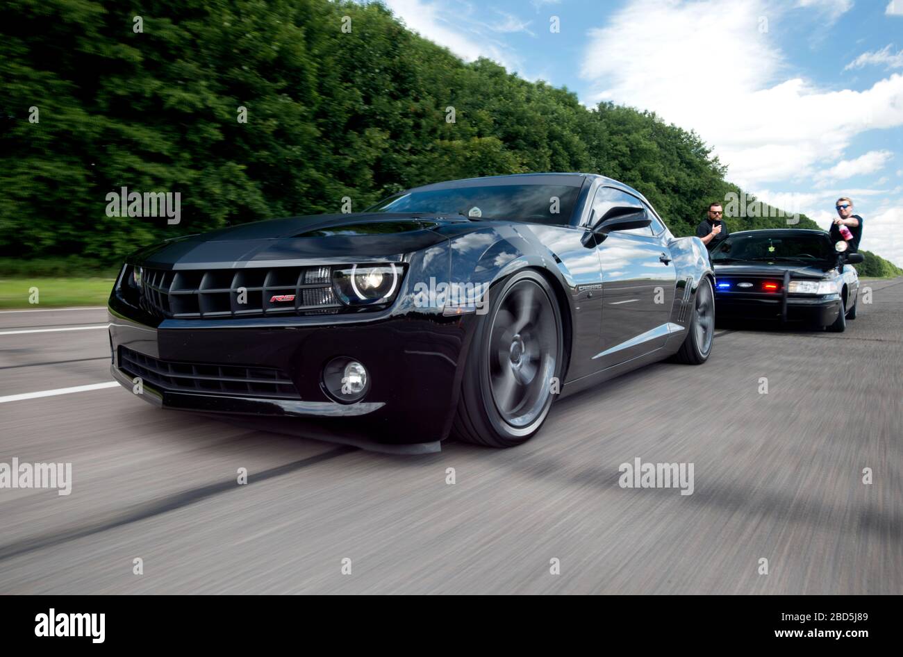 American police car chase hi-res stock photography and images - Alamy