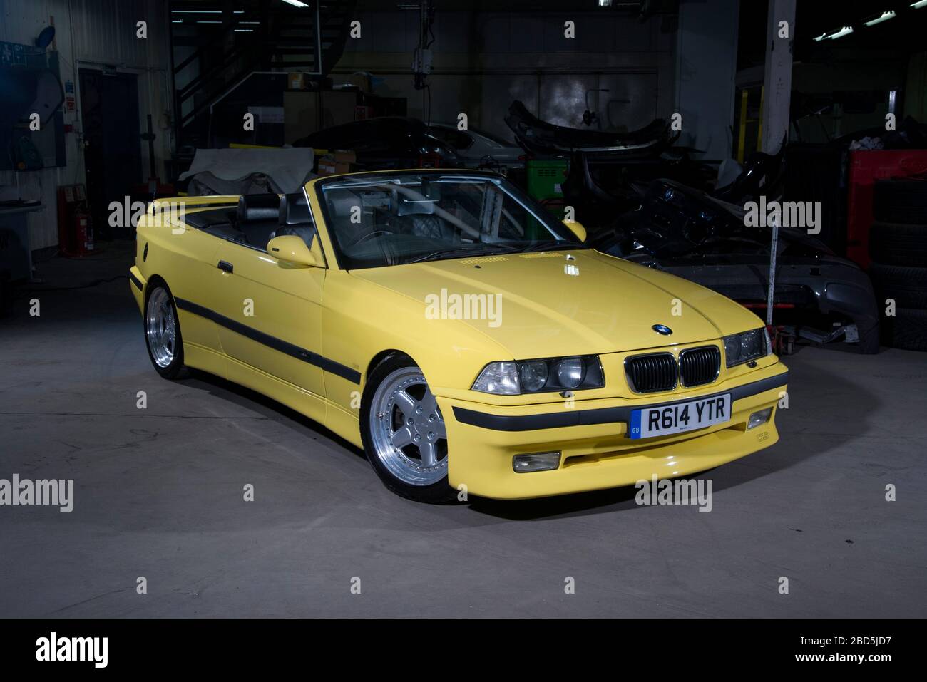 AC Schnitzer BMW E36 M3 Convertible 1990s retro car Stock Photo
