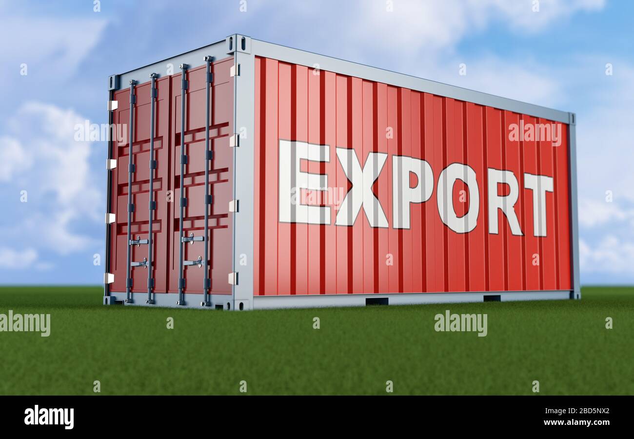 Freight Container with the word 