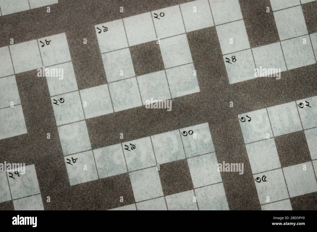 crossword grid high resolution stock photography and images alamy crossword grid high resolution stock photography and images alamy