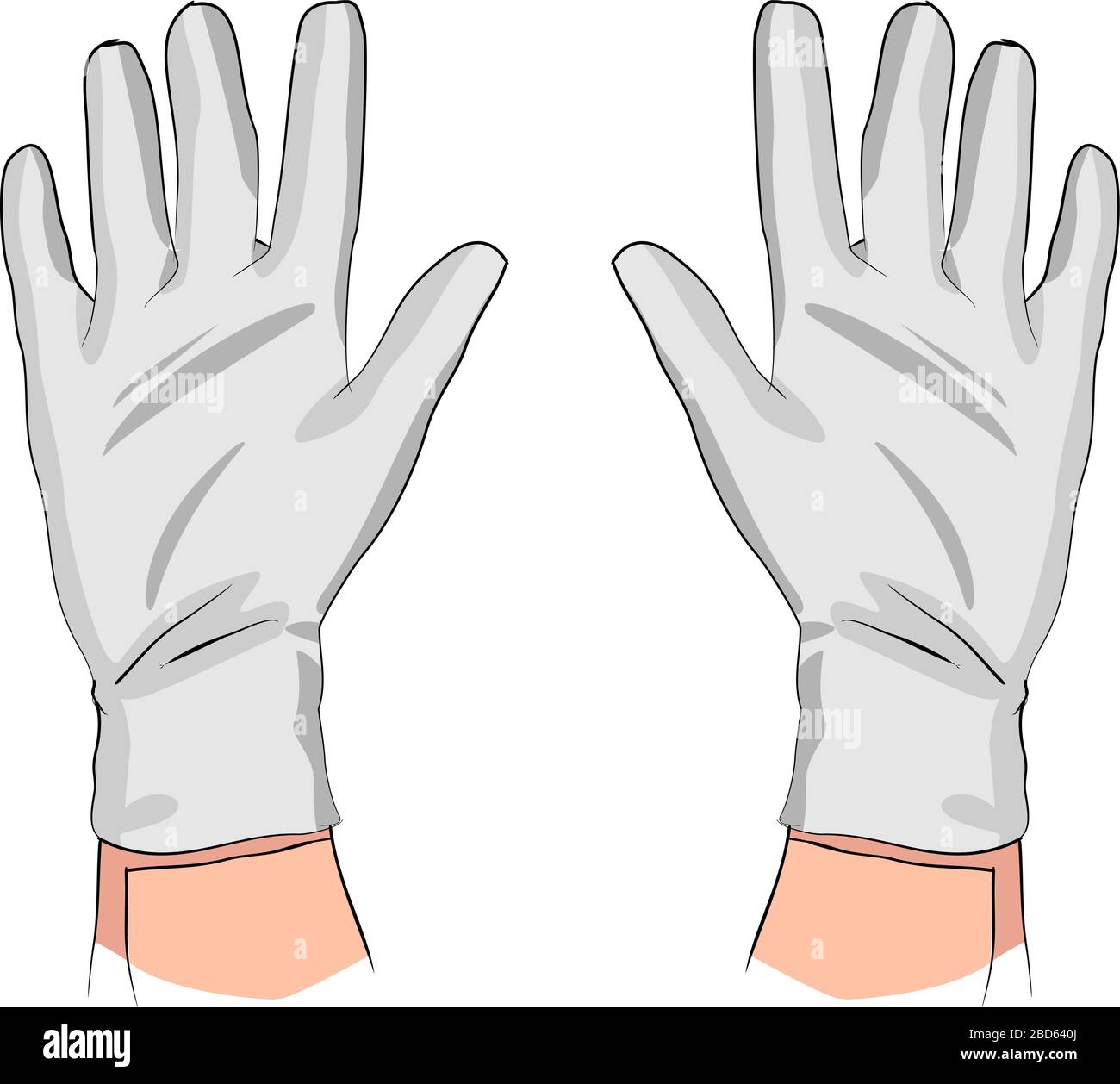 Sterile gloves Stock Vector Images Alamy