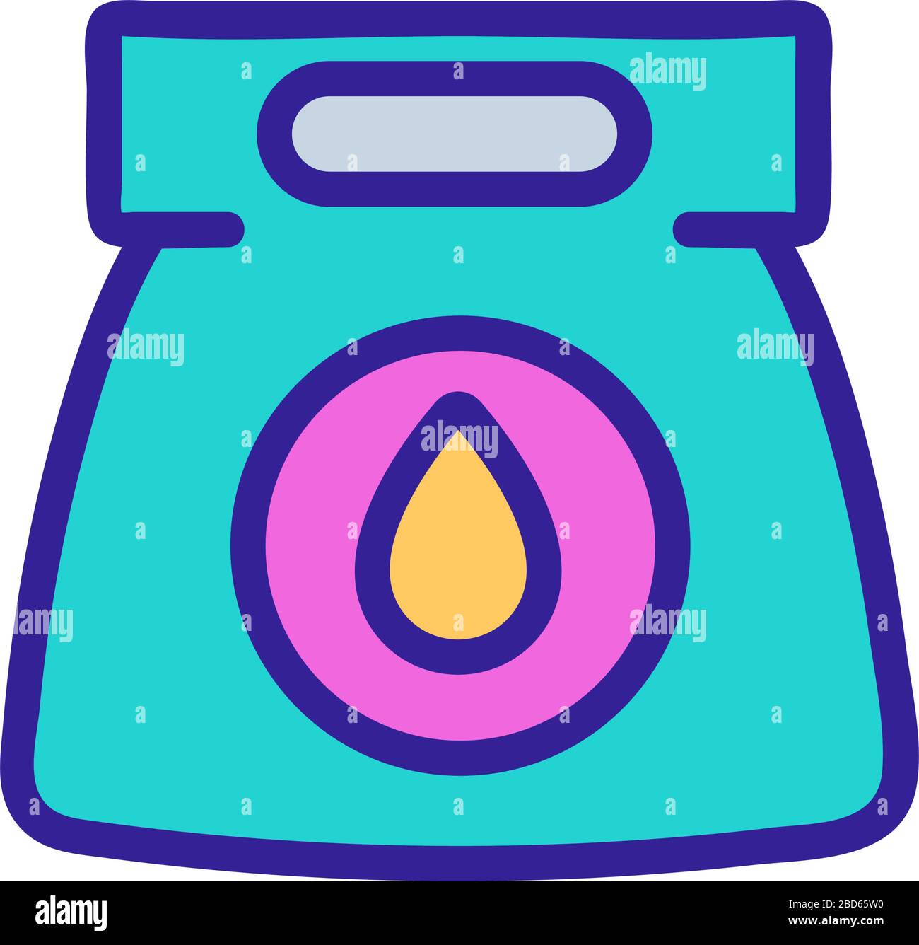 detergent powder icon vector outline illustration Stock Vector Image ...