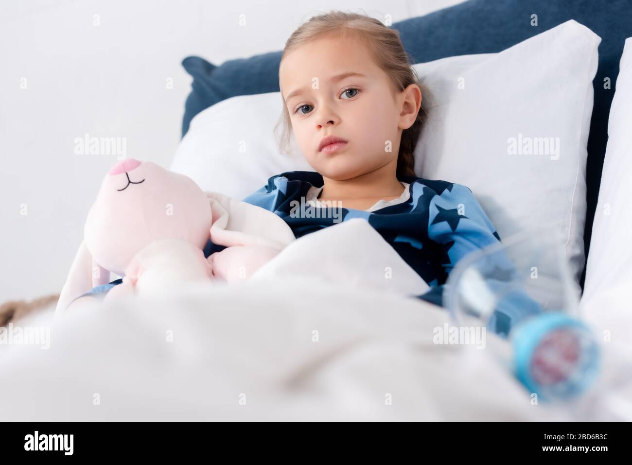 Selective focus sick girl hi-res stock photography and images - Alamy