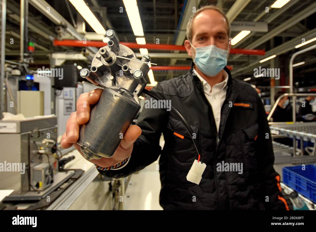 Martorell, Spain. 07th Apr, 2020. Manufacturing shop manager, Nicolas