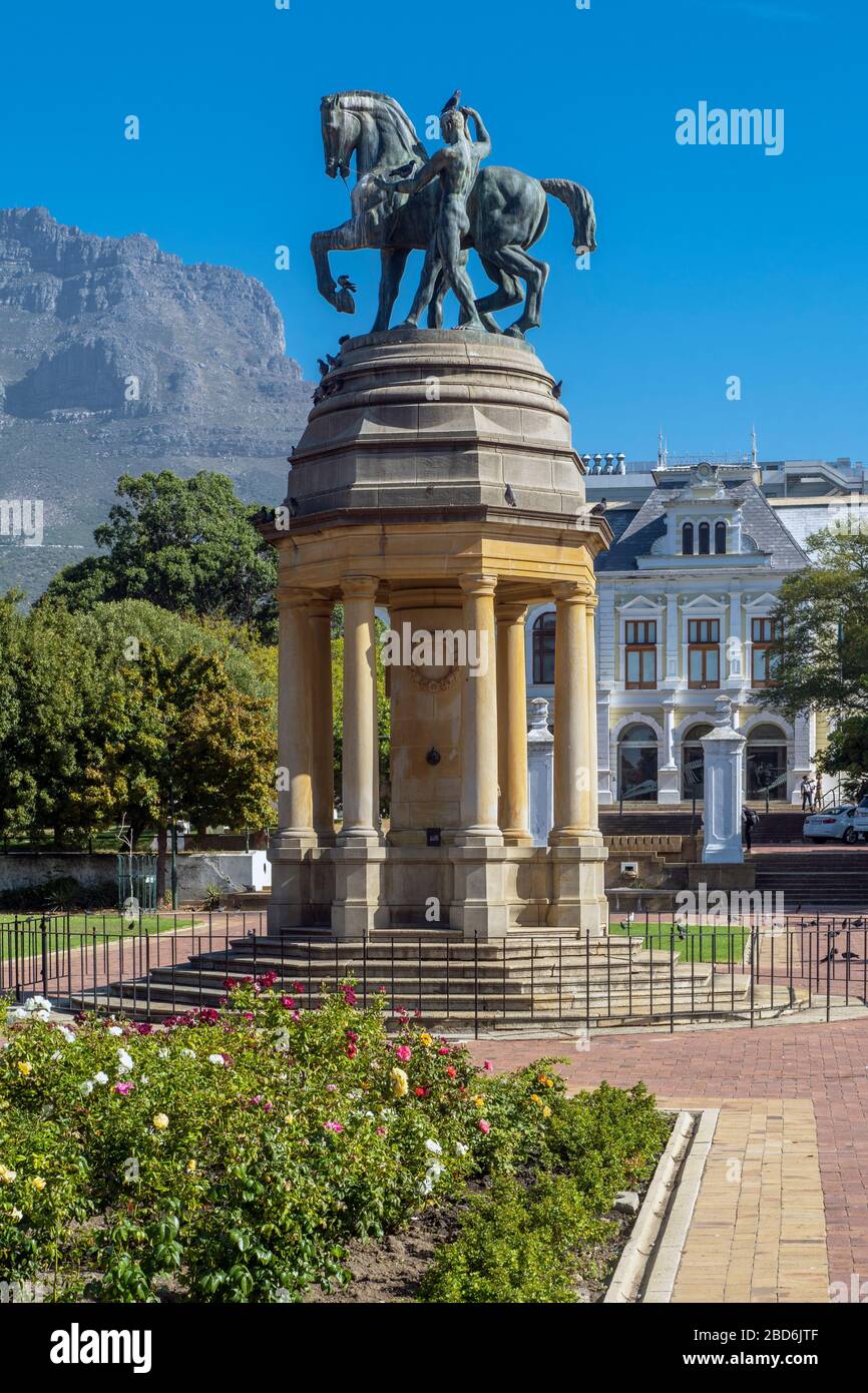 The Delville Wood Memorial, Cape Town, South Africa Stock Photo