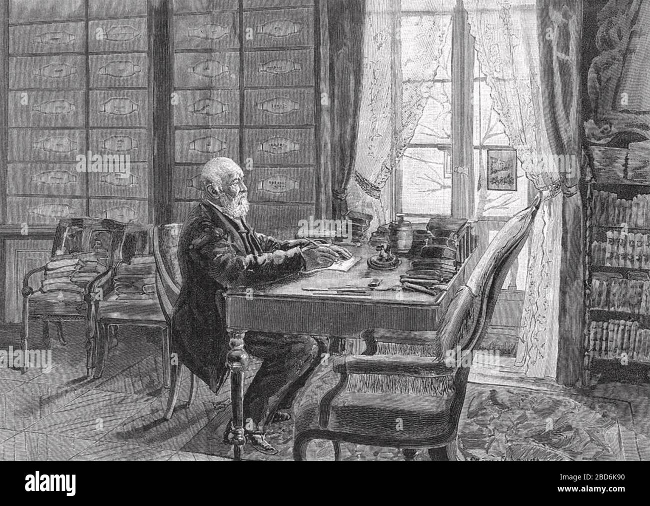 LAJOS KOSSUTH (1802-1894) Hungarian nobleman, journalist and statesman Stock Photo