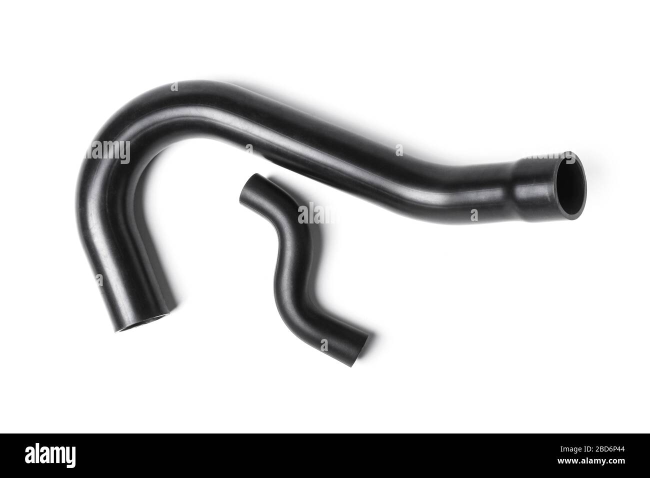 Rubber hoses for car engine cooling system isolated on white Stock Photo Alamy