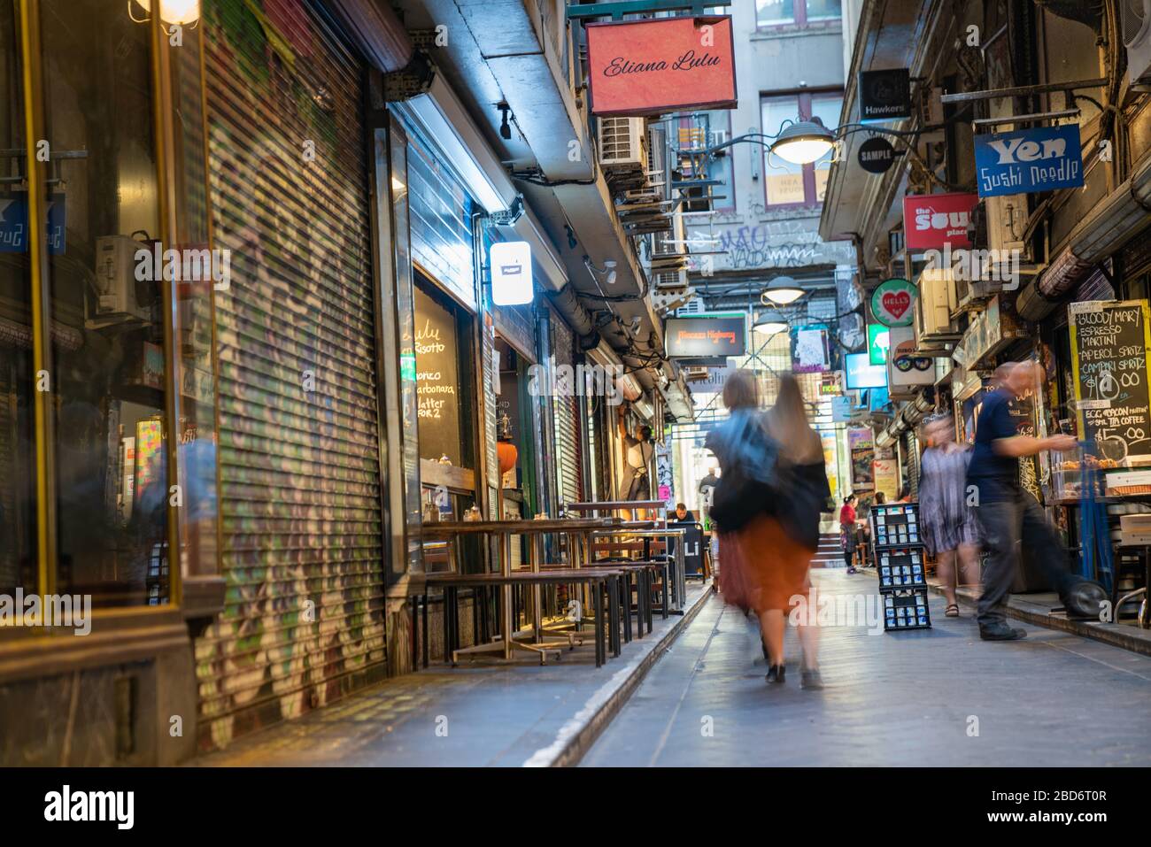 Melbourne laneway cafes hires stock photography and images Alamy
