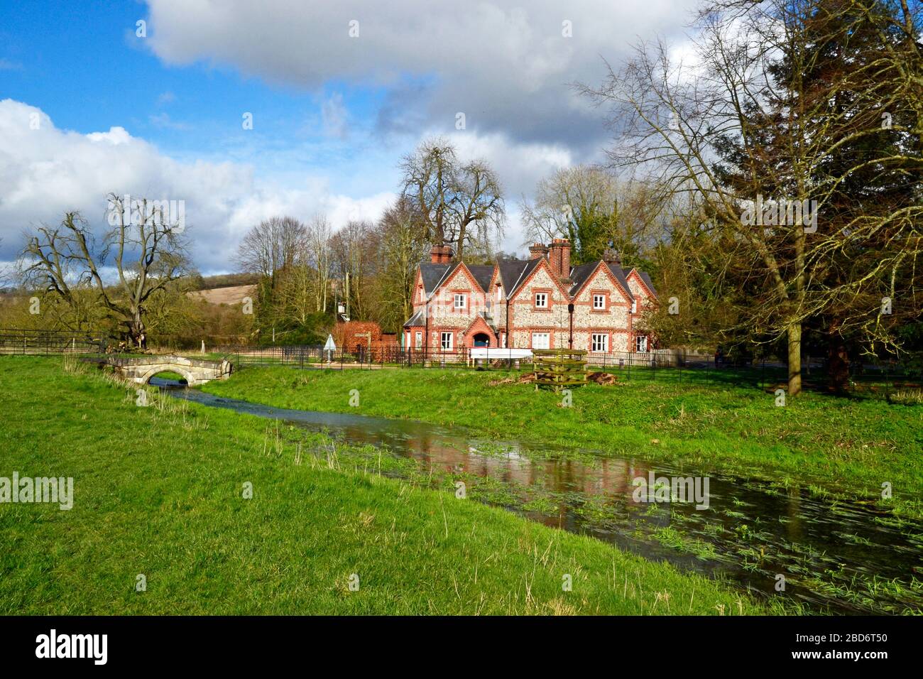 Hughenden valley high buckinghamshire hires stock photography