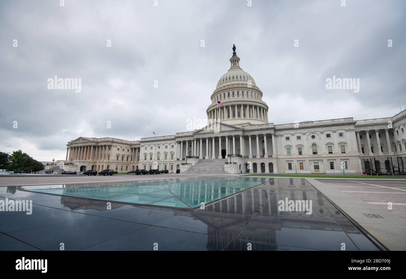 The United States Capitol building in Washington DC, United States of America Stock Photo