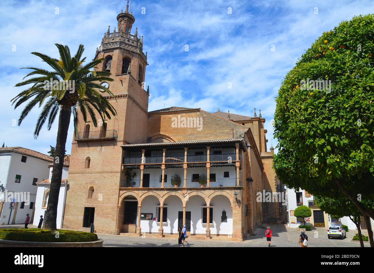 Die Stadt Ronda, Andalusien, Spanien: die Kathedrale Stock Photo