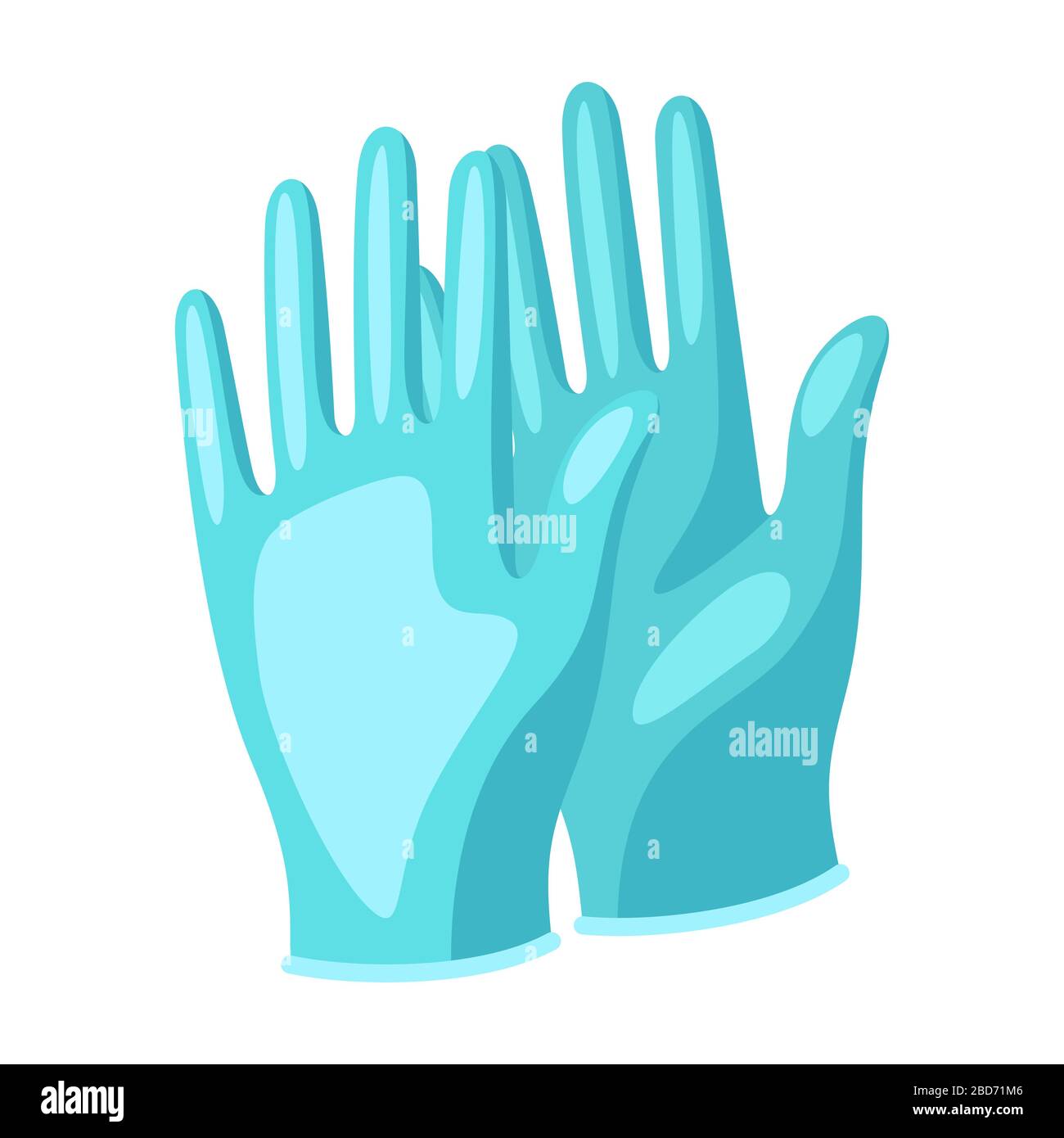 Illustration of protective medical gloves Stock Vector Image & Art Alamy