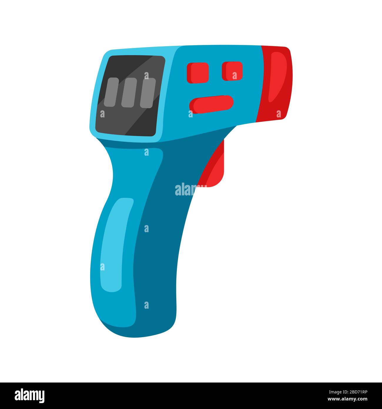 Forehead thermometer Stock Vector Images Alamy