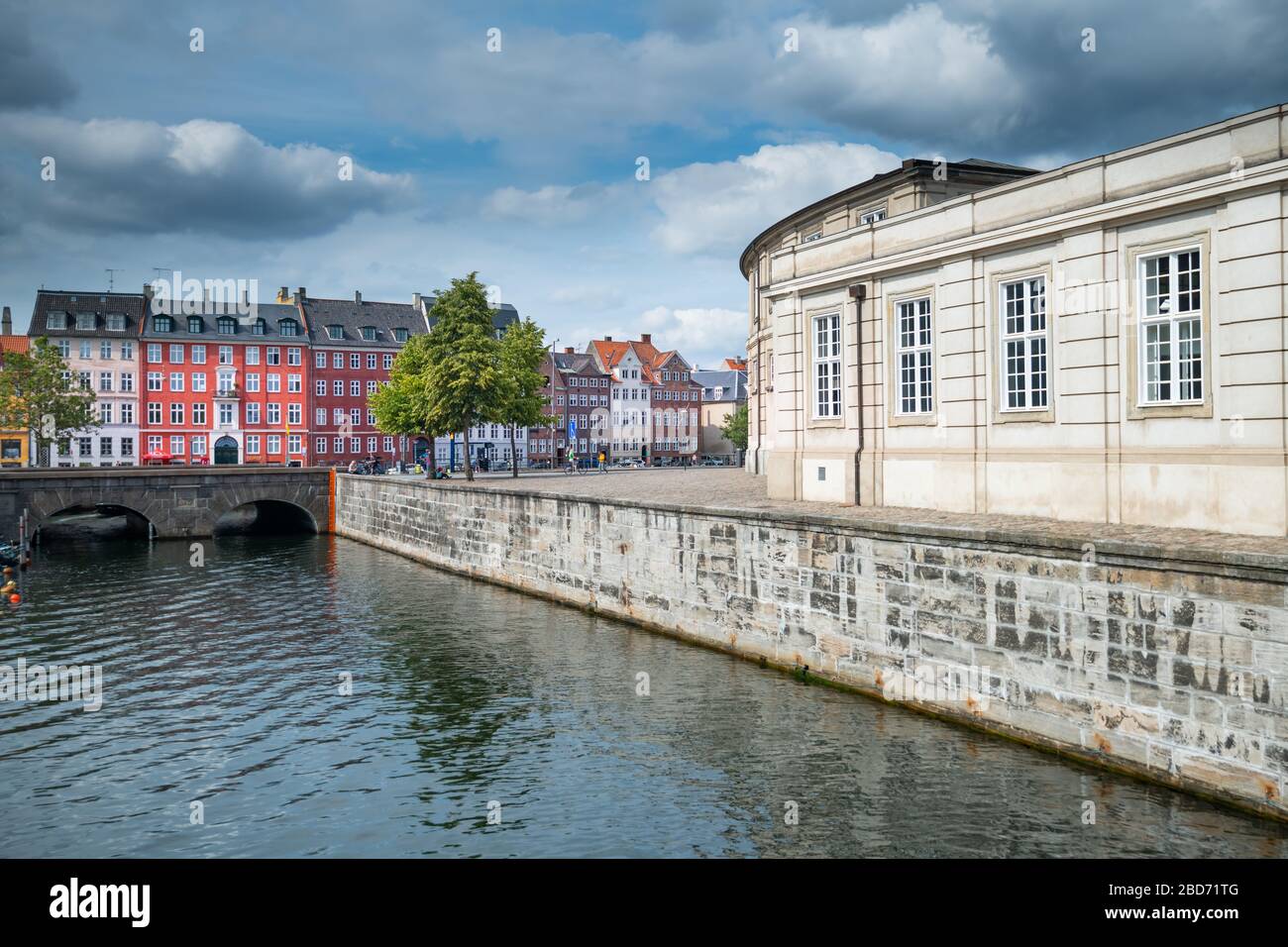 Beautiful Copenhagen city in Denmark Stock Photo