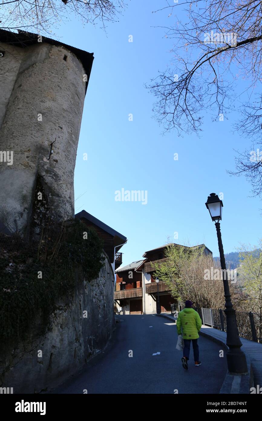 Château de la Comtesse. Saint-Gervais-les-Bains. Haute-Savoie. France. Stock Photo