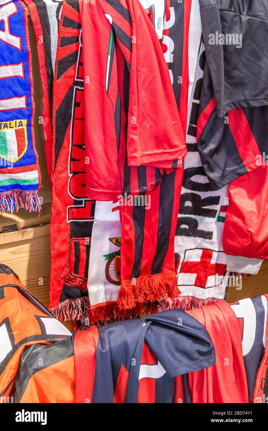 Football merchandise stall hires stock photography and images Alamy