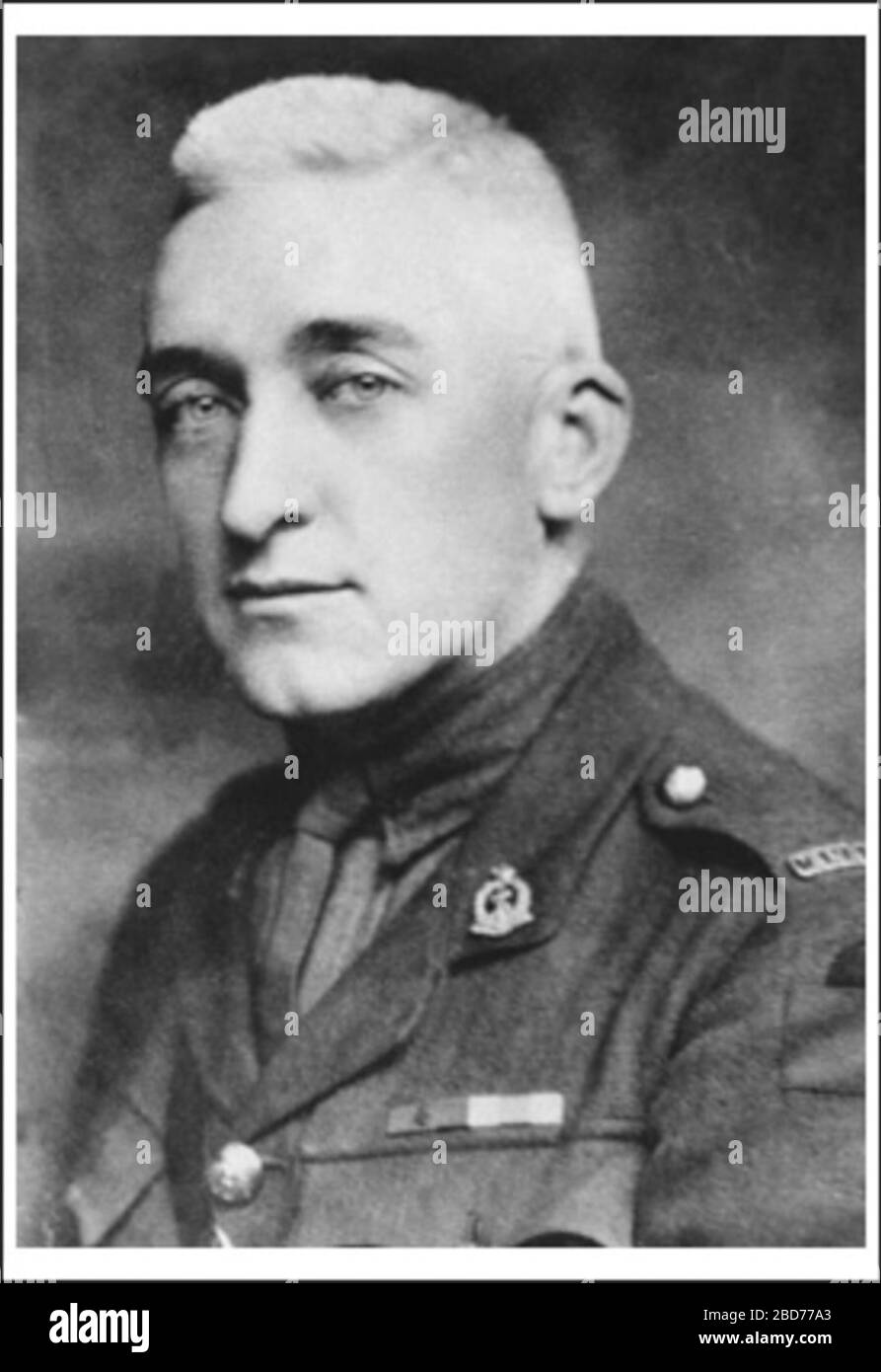 'English: Bellenden Seymour Hutcheson VC; 12 December 2012, 12:50:39; http://www.cmp-cpm.forces.gc.ca/dhh-dhp/gal/vcg-gcv/bio/hutcheson-bs-eng.asp; Unknown author; ' Stock Photo