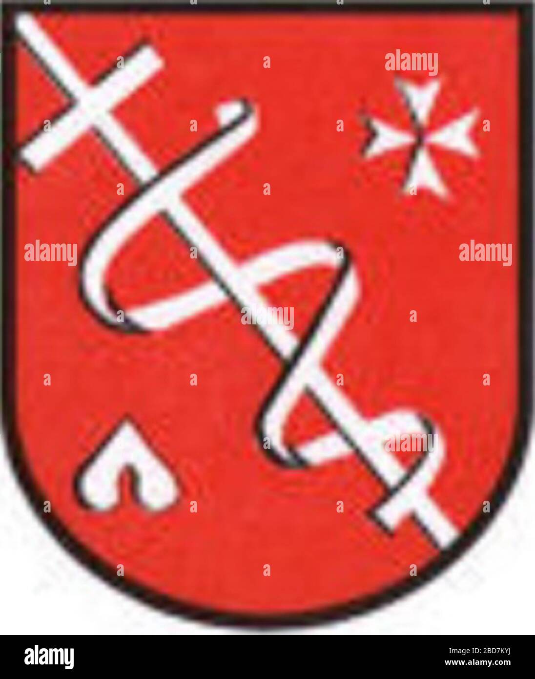 'Deutsch: Wappen der ehemaligen Gemeinde Übersbach, Steiermark; 1980; www.verwaltung.steiermark.at/cms/ziel/4118514/DE/; Unknown author; ' Stock Photo